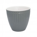 GreenGate Latte Cup Becher 'Alice' stone grey